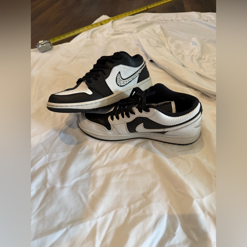 Jordan Low Homage Reverse Panda         💎 Blinged Out 💎 - Picture 4 of 9